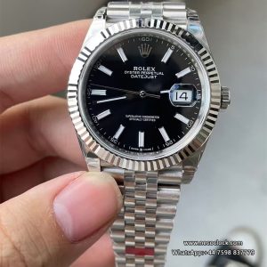 DateJust 41mm 126334 Fluted Bezel Black Dial Jubilee Bracelet VSF VS3235