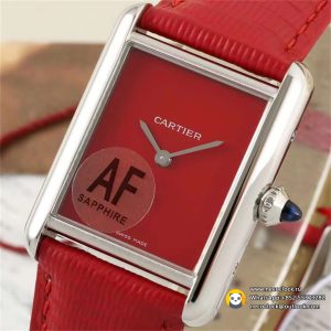 Tank Must 22/25.5mm Dia SS/LE Red Dial AF Swiss Quartz