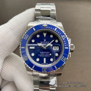 Submariner 40mm 116610LB 904L Ceramic Blue Dial SS Bracelet VSF VS3135