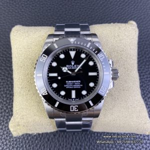 Submariner No Date 41mm 124060 904L Ceramic Black Dial SS Bracelet VSF VS3230