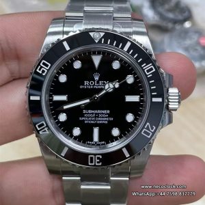 Submariner No Date 40mm 114060 904L Ceramic Black Dial SS Bracelet VSF VS3130