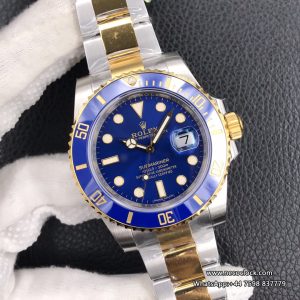 Submariner 40mm 116613LB 904L Ceramic Blue Dial YG/SS Bracelet VSF VS3135