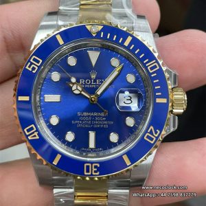 Submariner 40mm 116613LB 904L Ceramic Blue Dial YG/SS Bracelet Clean Factory CF VR3135