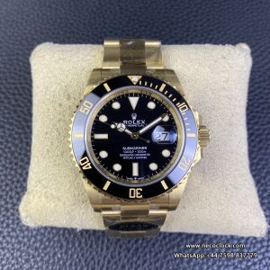 Submariner YG 41mm 126618LN 904L Ceramic Black Dial YG Bracelet Clean Factory CF VR3235