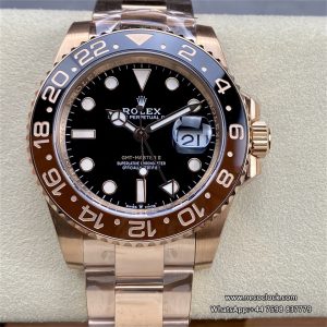 GMT-Master II RG 126715 CHNR 904L Black/Brown Ceramic Bezel RG Oyster Bracelet C+F SH3285