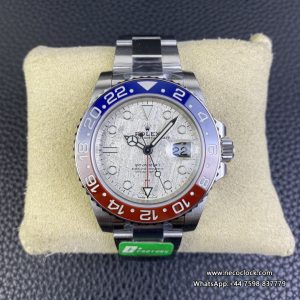 GMT-Master II 126719BLRO 904L Blue/Red Ceramic Bezel Meteorite Dial Oyster Bracelet C+F SH3285