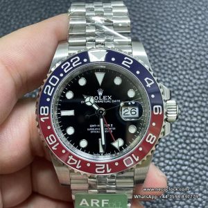 GMT-Master II 126710 BLRO 904L Blue/Red Ceramic Bezel Jubilee Bracelet Pepsi ARF SH3285