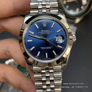 DateJust 41mm 126300 Smooth Bezel Blue Dial Jubilee Bracelet VSF VS3235