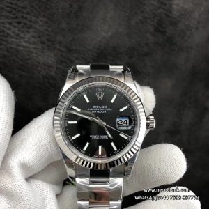 DateJust 41mm 126334 Fluted Bezel Black Dial Oyster Bracelet VSF VS3235