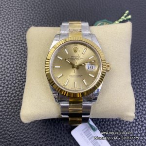 DateJust 41mm Fluted Bezel YG Dial YG/SS Oyster Bracelet VSF VS3235
