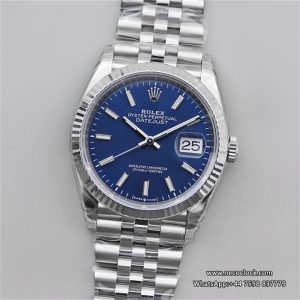 DateJust 36mm Fluted Bezel Blue Dial Jubilee Bracelet VSF VS3235
