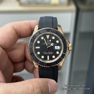 Yacht-Master 40mm 116655 RG Ceramic Black Dial Oysterflex Strap VSF VS3235