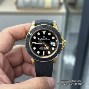 Yacht-Master 42mm 226658 YG Ceramic Black Dial Oysterflex Strap VSF VS3235