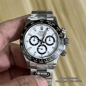 Daytona 116500LN  Ceramic Bezel White Dial Panda SS Bracelet BTF DD4130
