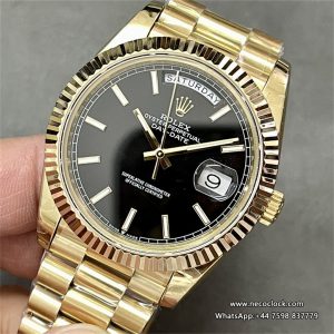 DayDate 40MM YG Black Dial YG President Bracelet GMF A2836 Tungsten