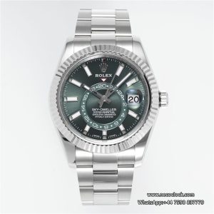 Skydweller 42mm 326934 Green Dial Oyster Bracelet ZF A2824