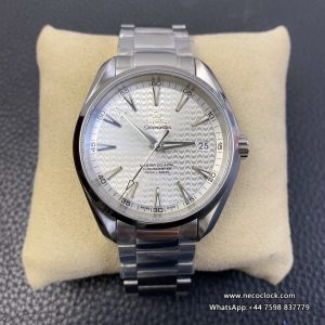 Seamaster 41mm AQUA TERRA 150M White Wave Dial SS Bracelet VSF A8500