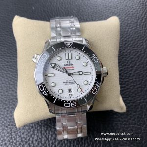 Seamaster Diver 300M 42mm Ceramic White Dial SS Bracelet VSF A8800