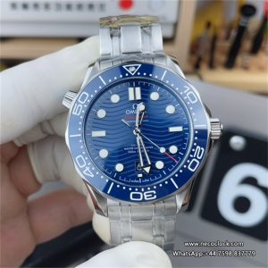 Seamaster Diver 300M 42mm Ceramic Blue Dial SS Bracelet VSF A8800