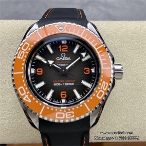Seamaster 6000M Ultra Deep 45.5mm Brown Dial Orange Bezel Black Rubber Strap VSF A8912