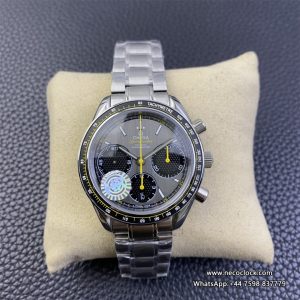 Speedmaster 40mm Racing Master Grey/Black Dial SS Bracelet HRF A7750