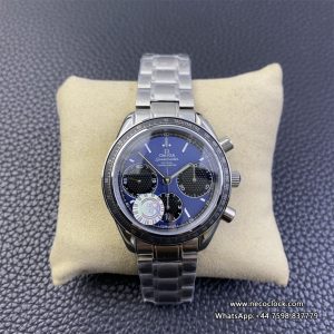 Speedmaster 40mm Racing Master Blue/Black Dial SS Bracelet HRF A7750