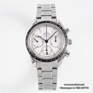 Speedmaster 40mm Racing Master White Dial SS Bracelet HRF A7750