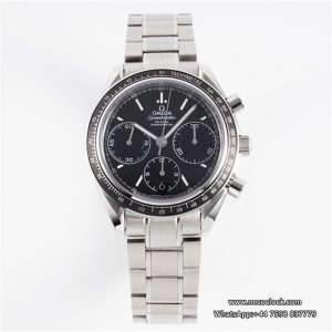 Speedmaster 40mm Racing Master Black Dial SS Bracelet HRF A7750