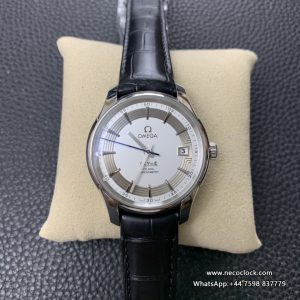 De Ville Hour Vision 41mm White/Silver Dial Black Rubber Strap VSF A8500