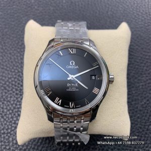 De Ville Hour Vision 41mm Black Dial SS Bracelet VSF A8500
