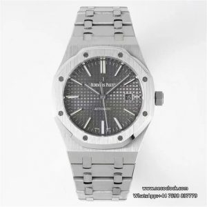 AP Royal Oak 41mm 15400 Grey Dial SS Bracelet ZF A3120