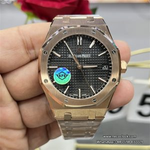 AP Royal Oak 41mm 15500 RG Black Dial RG Bracelet APSF A4302