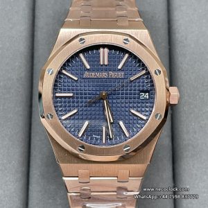 AP Royal Oak 41mm 15500 RG Blue Dial RG Bracelet APSF A4302