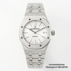 AP Royal Oak 37mm 15450 White Dial SS Bracelet APSF SA3120