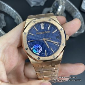 Royal Oak 41mm 15510 RG/RG Blue/Stk APSF A4302 Super Clone