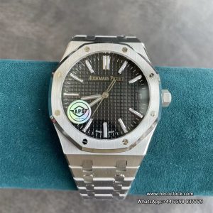 Royal Oak 41mm 15510 SS/SS Black/Stk APSF A4302 Super Clone
