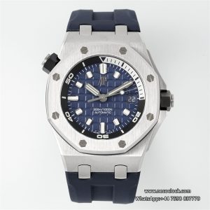 AP Royal Oak Offshore 42mm 15720 Blue Dial Blue Rubber Strap APSF SA4308