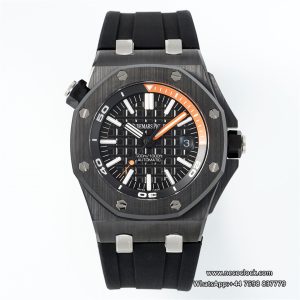 AP Royal Oak Offshore 42mm 15707 Ceramic Bezel Black Dial Black Rubber Strap APSF SA3120