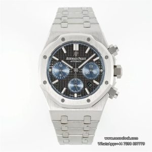 AP Royal Oak 41mm 26331 Black/Blue Dial SS Bracelet IPF A7750