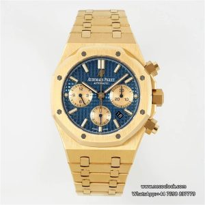 AP Royal Oak 41mm 26331 YG Blue/YG Dial YG Bracelet IPF A7750