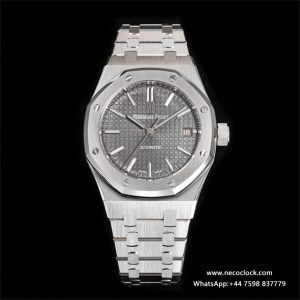 AP Royal Oak 37mm 15451 Grey Dial SS Bracelet APSF A3120
