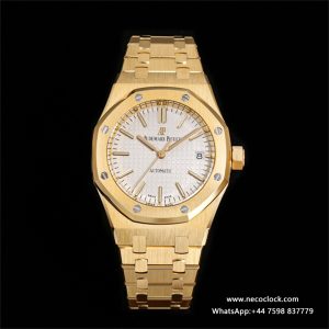 AP Royal Oak 37mm 15451 YG White Dial YG Bracelet BF A3120