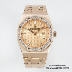 AP Royal Oak 33mm 67651 Diamond Bezel RG RG Dial RG Bracelet ZF Swiss Quartz