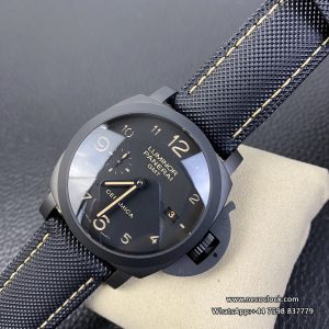 PAM441 44mm Luminor GMT Carbon Black Dial Black Nylon Strap VSF P9001