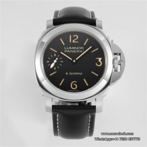 PAM915 44mm Luminor Black Dial Black Leather Strap HWF P5000