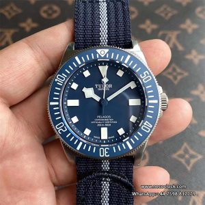 Pelagos 42mm Titanium Blue Ceramic Bezel Blue Dial Nylon Strap M+ 8N-24