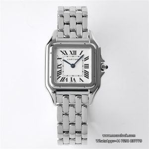 PANTHRE 27mm Ladies White Dial SS Bracelet BVF Swiss Quartz