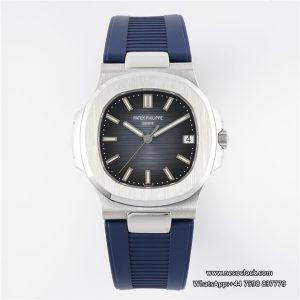 Nautilus 5711 40mm Blue Dial Blue Rubber Strap PPF A330SC