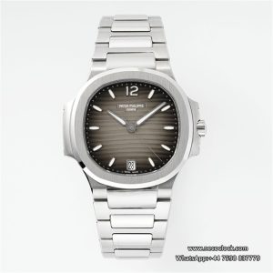 Nautilus 7118 35.2mm Ladies Grey Dial SS Bracelet PPF A324SC