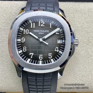 Aquanaut 5167 40mm Black Dial Black Rubber Strap 3KF A330SC